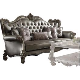 56820 Acme Furniture Versailles - Antique Platinum Living Room Furniture Sofa