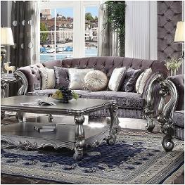56825 Acme Furniture Versailles - Antique Platinum Living Room Furniture Sofa