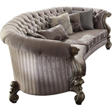 56845 Acme Furniture Versailles - Antique Platinum Living Room Furniture Sofa