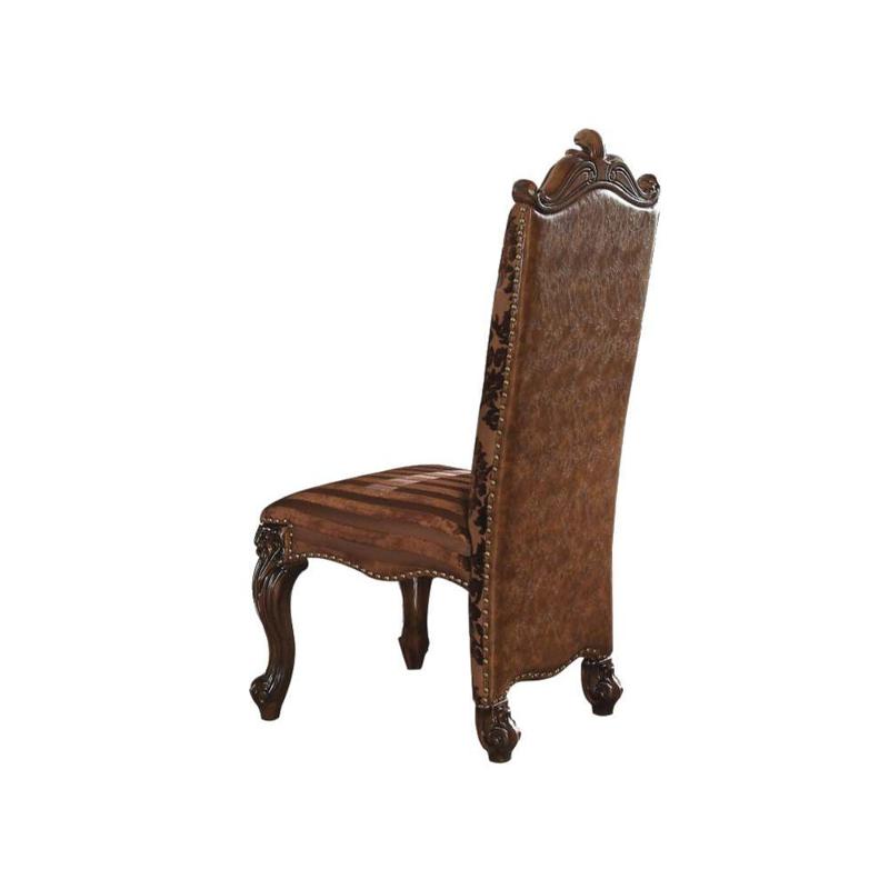 61102 Acme Furniture Versailles - Cherry Oak Side Chair - Cherry Oak