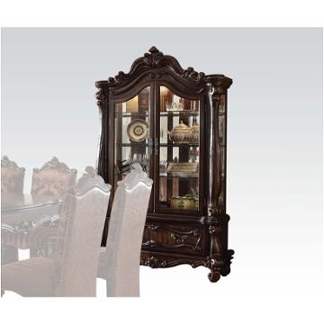 61158top Acme Furniture Versailles - Cherry Oak Dining Room Furniture Curio