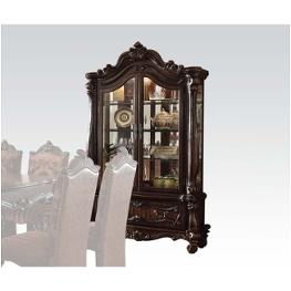 61158top Acme Furniture Versailles - Cherry Oak Dining Room Furniture Curio