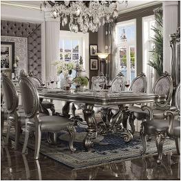 66820t Acme Furniture Versailles - Antique Platinum Dining Room Furniture Dining Table