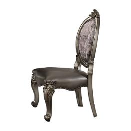 66822 Acme Furniture Versailles - Antique Platinum Dining Room Furniture Dining Chair