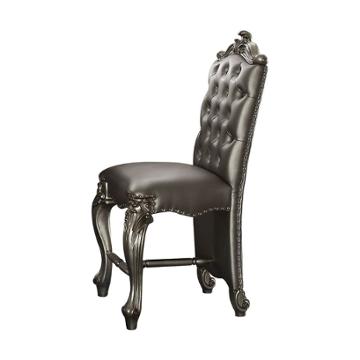 66837 Acme Furniture Versailles - Antique Platinum Dining Room Furniture Stool