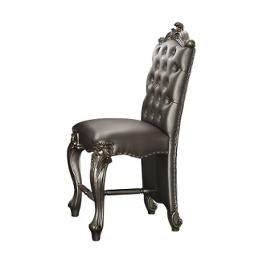 66837 Acme Furniture Versailles - Antique Platinum Dining Room Furniture Stool