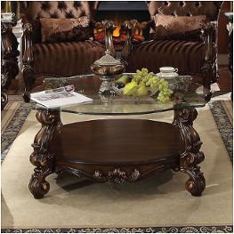 82081gl Acme Furniture Versailles - Cherry Oak Living Room Furniture Cocktail Table