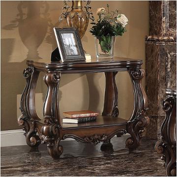 82121 Acme Furniture Versailles - Cherry Oak Living Room Furniture End Table