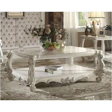 82123 Acme Furniture Versailles - Bone White Living Room Furniture Cocktail Table