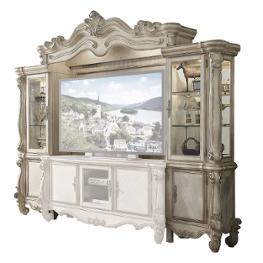91320lp Acme Furniture Versailles - Bone White Home Entertainment Furniture Entertainment Center