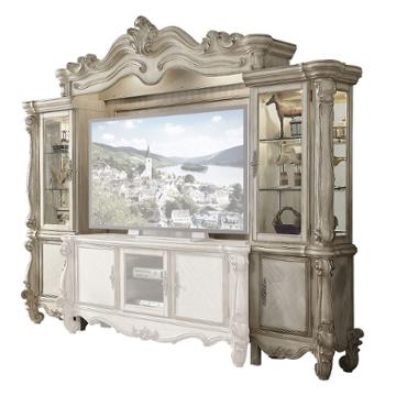 91323pnl Acme Furniture Versailles - Bone White Home Entertainment Furniture Entertainment Center