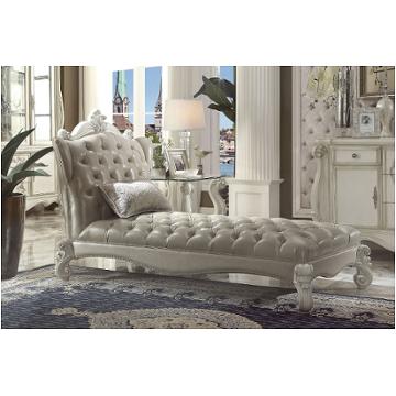 96542 Acme Furniture Versailles - Bone White Living Room Furniture Chaise