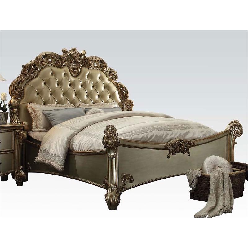 22997ek-hb Acme Furniture Vendome - Gold Patina Bedroom Furniture Bed