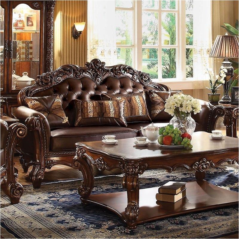 52001 Acme Furniture Vendome - Cherry Living Room Furniture Sofa