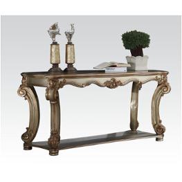 83002 Acme Furniture Vendome - Gold Patina Living Room Furniture Sofa Table