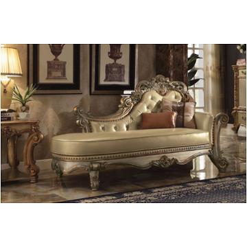 96485 Acme Furniture Vendome - Gold Patina Living Room Furniture Chaise