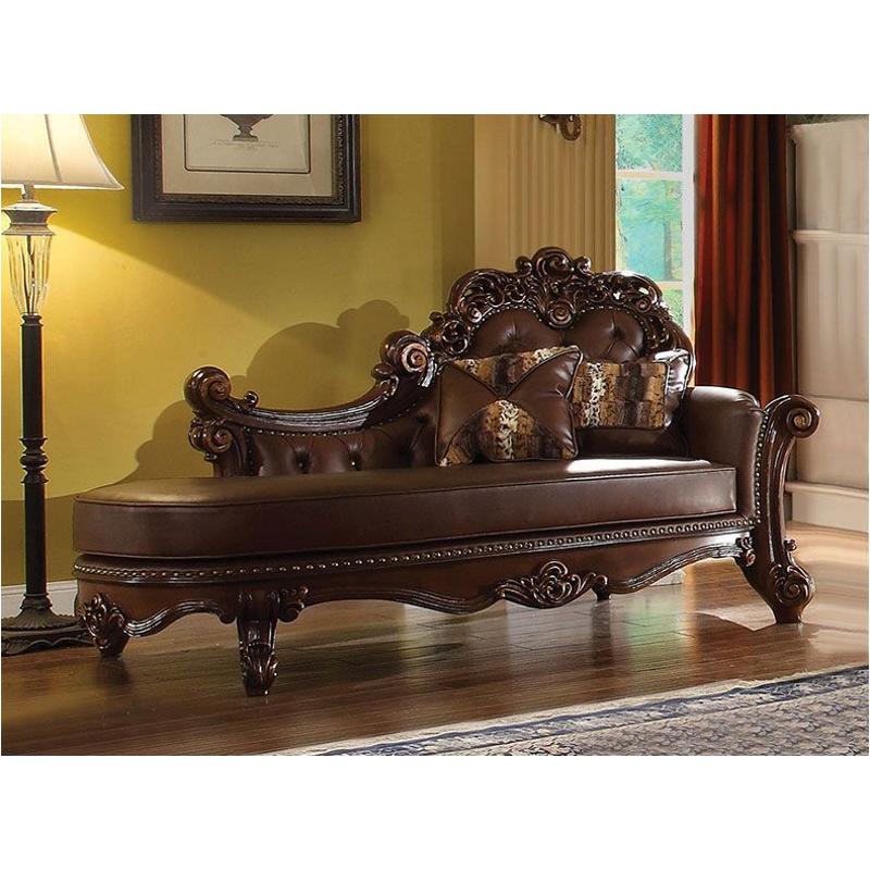 96491 Acme Furniture Vendome - Cherry Living Room Furniture Chaise
