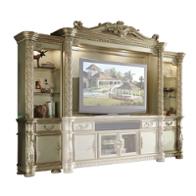 91310lp Acme Furniture Vendome Ii - Bone/gold Patina Home Entertainment Furniture Entertainment Center