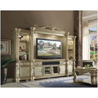 91312top Acme Furniture Vendome Ii - Bone/gold Patina Home Entertainment Furniture Entertainment Center