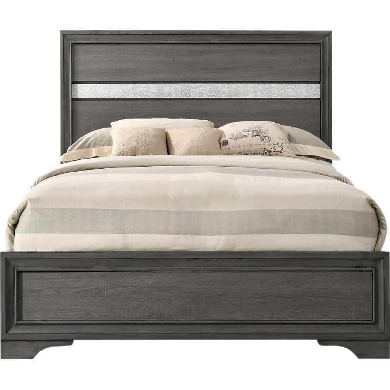 25990t-hf Acme Furniture Naima - Gray Bedroom Furniture Bed