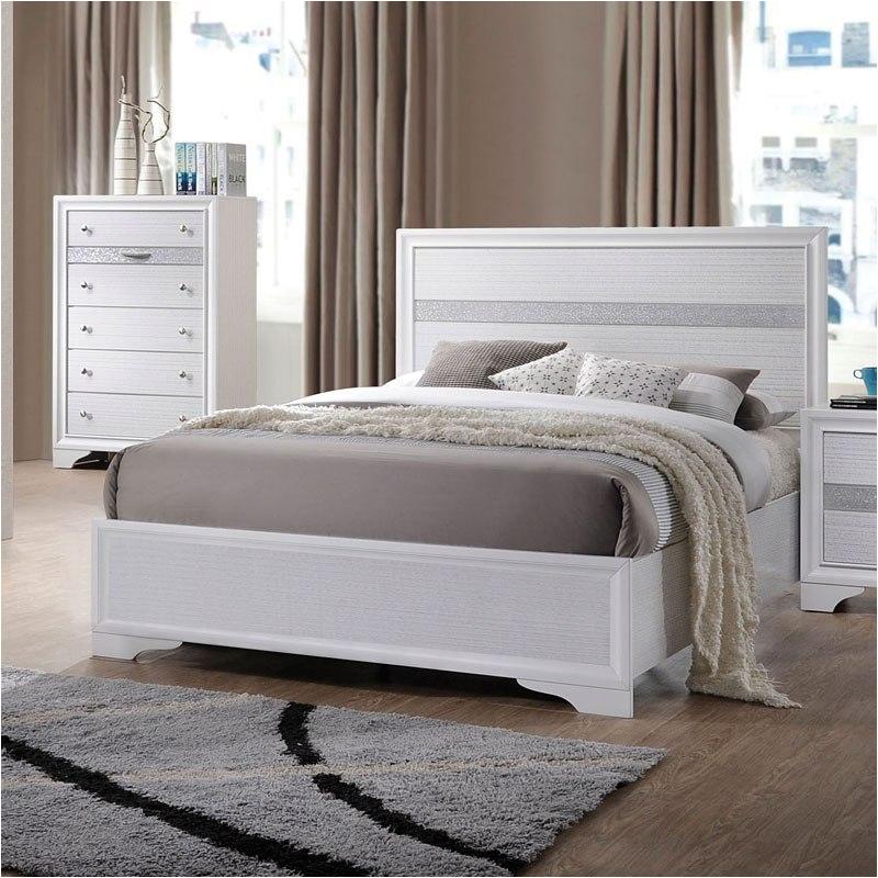 25760t-hf Acme Furniture Naima - White Bedroom Furniture Bed