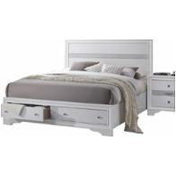 25767ek-hf Acme Furniture Naima - White Bedroom Furniture Bed