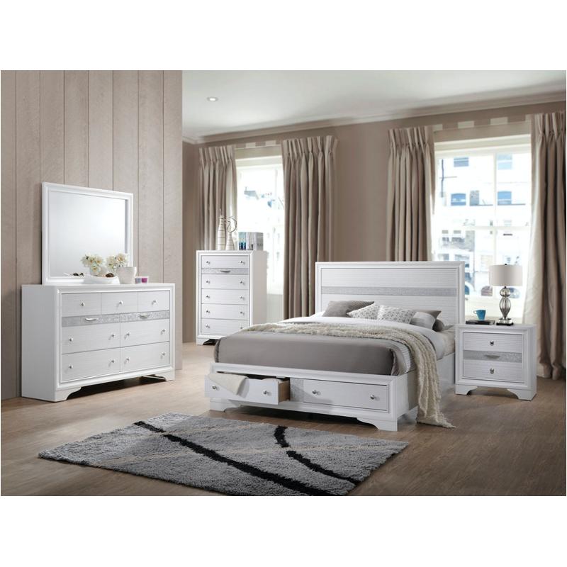 25770q-hf Acme Furniture Naima - White Bedroom Furniture Bed