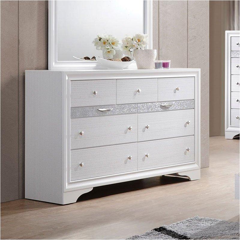 25775 Acme Furniture Naima - White Bedroom Furniture Dresser