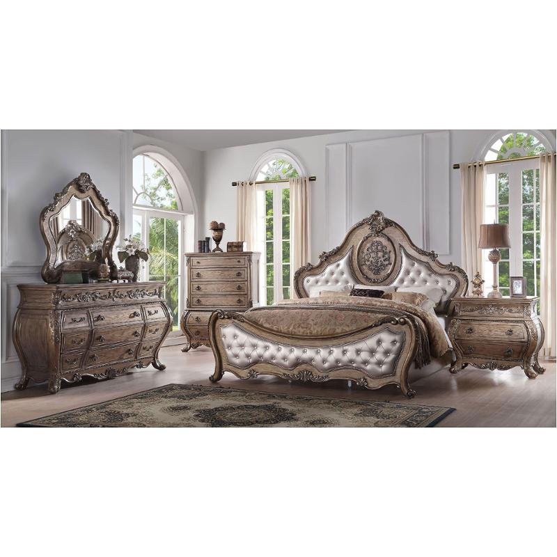 26310q-hb Acme Furniture Queen Bed - Vintage Oak