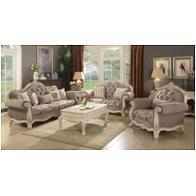 56020 Acme Furniture Sofa With 5 Pillows - Antique White