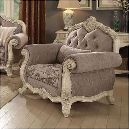 56022 Acme Furniture Ragenardus - Antique White Living Room Furniture Living Room Chair