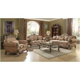 56030 Acme Furniture Ragenardus - Vintage Oak Living Room Furniture Sofa