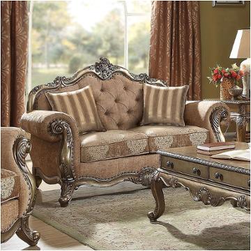 56031 Acme Furniture Ragenardus - Vintage Oak Living Room Furniture Loveseat