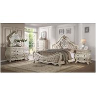 27004ck Acme Furniture Ragenardus - Antique White Bedroom Furniture Bed