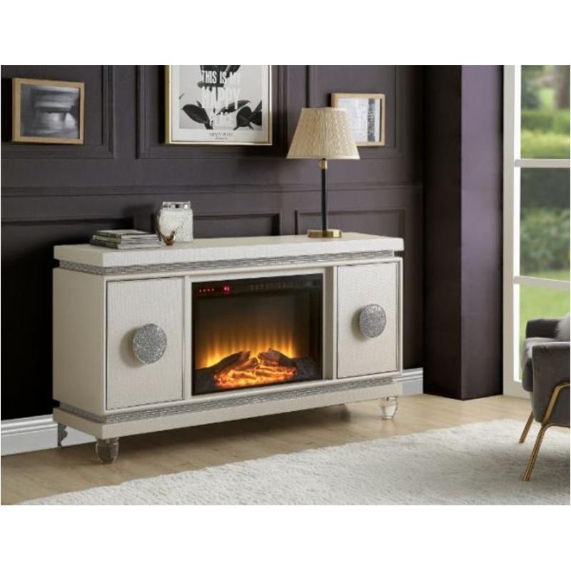 90535 Acme Furniture Noralie Home Entertainment Furniture Fireplace