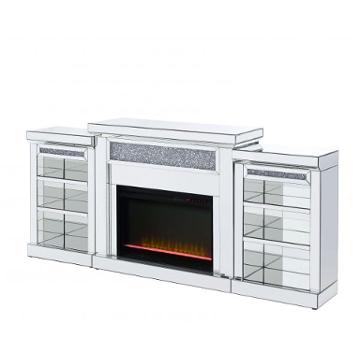 90657fir Acme Furniture Noralie Home Entertainment Furniture Fireplace