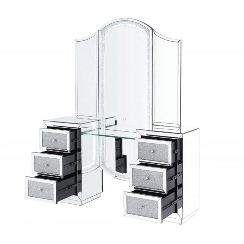 90817gl Acme Furniture Noralie Bedroom Furniture Vanitie