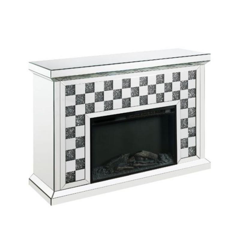 90872 Acme Furniture Noralie Home Entertainment Furniture Fireplace