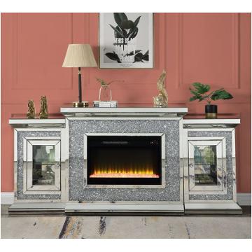 Ac00522-1 Acme Furniture Noralie Home Entertainment Furniture Fireplace