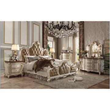 26894ck-hb Acme Furniture Picardy - Antique Pearl/cherry Oak Bedroom Furniture Bed