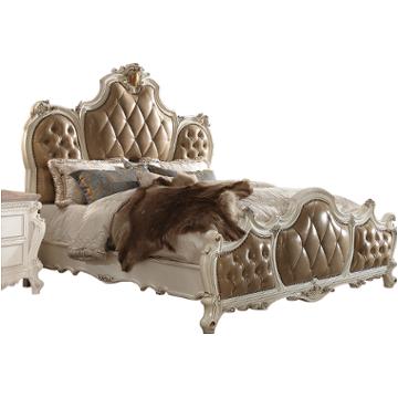 26897ek-hb Acme Furniture Picardy - Antique Pearl/cherry Oak Bedroom Furniture Bed