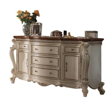 26905 Acme Furniture Picardy - Antique Pearl/cherry Oak Bedroom Furniture Dresser