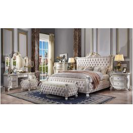 27874ck-hb Acme Furniture Picardy - Antique Pearl Bedroom Furniture Bed
