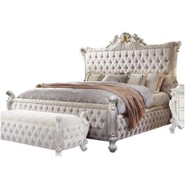 27877ek-hb Acme Furniture Picardy - Antique Pearl Bedroom Furniture Bed