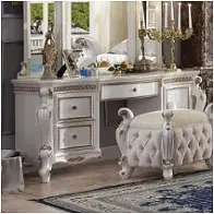 27884 Acme Furniture Vanity Desk - Antique Pearl
