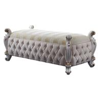 27886 Acme Furniture Picardy - Antique Pearl Bedroom Furniture Benche