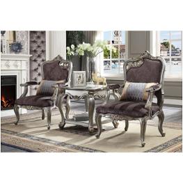 53467 Acme Furniture Picardy - Antique Platinum Living Room Furniture Living Room Chair