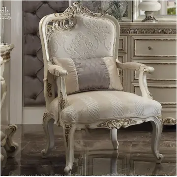 56883 Acme Furniture Picardy - Antique Pearl Living Room Furniture Living Room Chair
