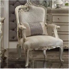 56883 Acme Furniture Picardy - Antique Pearl Living Room Furniture Living Room Chair