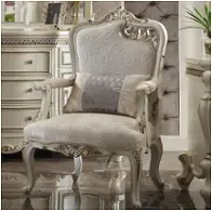 56884 Acme Furniture Picardy - Antique Pearl Living Room Furniture Living Room Chair